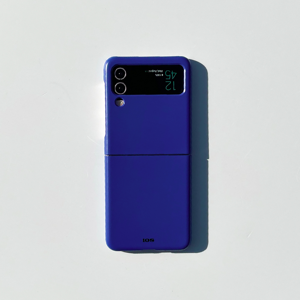 108seoul[Galaxy Z Flip] 108 AQUA BLUE(slim-hard)